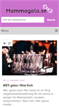 Mobile Screenshot of mammagala.se