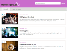 Tablet Screenshot of mammagala.se